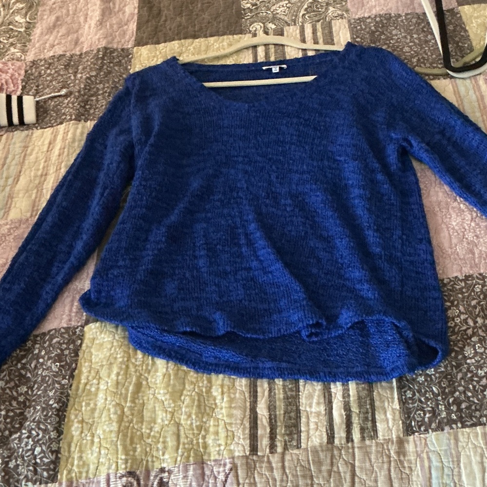 Splendid Royal Blue Knit Top